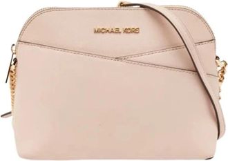 Michael Kors Pre-owned Jet Set Travel Dome Bag - Dames - Vintage Schoudertas - Roze - ONE Size - Leer - Vintage