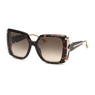 Philipp Plein SPP121S 0722 Dark Havana/Green Gradient