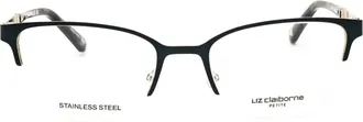 Liz Claiborne L472 Cat Eye Metal Frame Eyeglasses - Blue