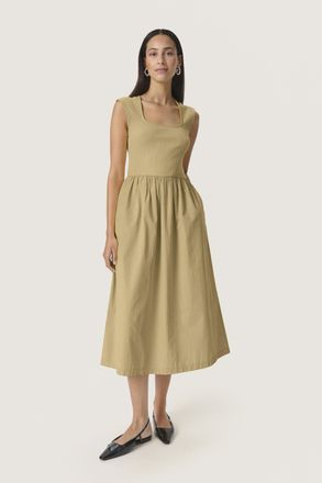 Soaked In Luxury Jersey jurk Feminine beige