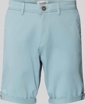 Jack & Jones Jack & Jones Regular Fit Bermudas mit Eingrifftaschen Modell IBOWIE in Aqua, Gr&ouml;&szlig;e S