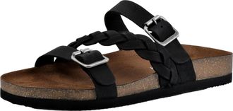 White Mountain Huntington Black Nubuck W25963-975 Womens