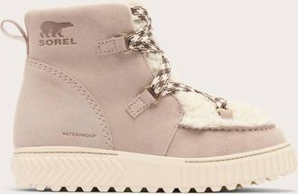 Sorel Womens Ona Ave Alpine Waterproof Winter Boots In Crushed Clay/chalk