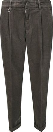 Paolo Pecora Pantalone Tessuto Chino - Heren - Chinos - Bruin - L - Broeken