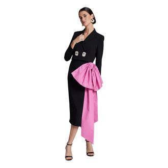 Moskada Midi Jurk - Dames - Casual kleedjes - Zwart - 3XL - Kleedjes