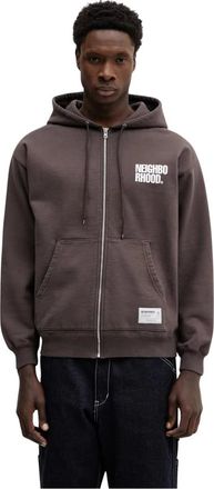 Neighborhood Hoodies & sweatvesten, Heren, Bruin, L, Katoen, Classic Sweat Zip Hoodie