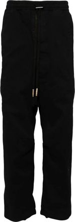 Boris Bidian Saberi Straight Trousers, female, Black, M, Black Drawstring Straight-Leg Trousers