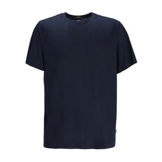 HUGO BOSS Hugo, T-Shirts, male, Blue, Size: 2XL 67% CLY 33% CO