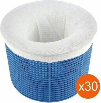 OEM Qorva-30 Chaussettes De Skimmer Haute Qualit&eacute;, Pr&eacute; Filtre Jetable Universel Pour Panier De Piscine Et Spa