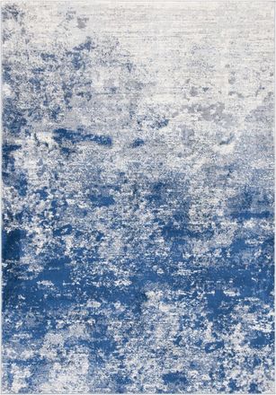 Safavieh Alfombra contempor&aacute;neo de polipropileno gris/azul, 122 x 183 cm