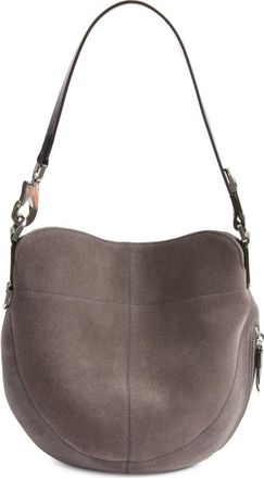 Christophe Lemaire Quiver Clip Suede Hobo Bag in Mink at Nordstrom