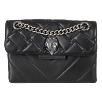 Kurt Geiger Mini Kensington Crossbody Tas - Dames - Tassen - Zwart - Maat: ONE Size Leer