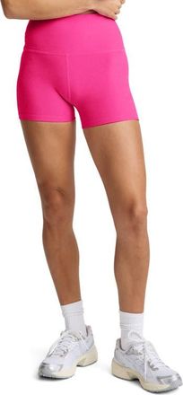 Beyond Yoga All for Run Bike Shorts in Pink Glow Heather at Nordstrom, Size X-Large