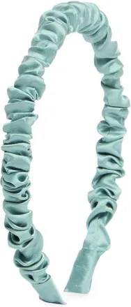 L. Erickson Sina Ruched Headband in Sea Foam at Nordstrom