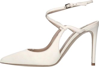 Ninalilou With Heel - Dames - Pumps - Wit - 38 EU - Leer - Schoenen