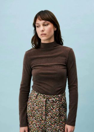 FRNCH Papilio Top In Marron Glace