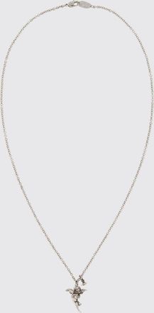 Vivienne Westwood Adjustable Orb Logo Pendant Brass Necklace