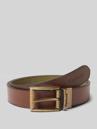Barbour G&uuml;rtel aus echtem Rindsleder in Dunkelbraun, Gr&ouml;&szlig;e L