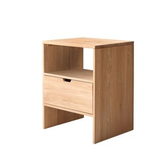 Tikamoon Mueble para lavabo de roble macizo de 60 cm