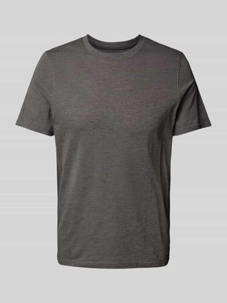 Mc Neal T-Shirt mit geripptem Rundhalsausschnitt in Dunkelgrau, Gr&ouml;&szlig;e XXL