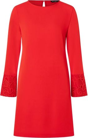 Ana Alcazar Kleedjes, Dames, Rood, XL, Kanten A-Lijn Mini Jurk