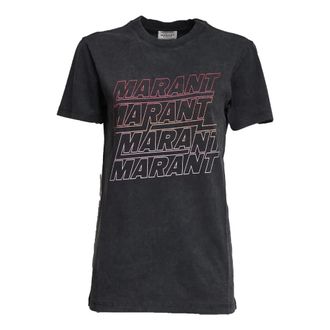 Isabel Marant T-shirt - female - Isabel Marant - T-Shirts - Black - XS - Tops