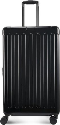 Hedgren Nostos Glossy Large Spinner Suitcase in Nocturne at Nordstrom