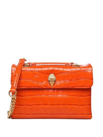 Kurt Geiger embossed shoulder bag - Orange