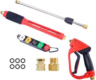 OEM Pistola Hidrolavadora Con 5 Boquillas, M22-14 Mm, Para Lavado De Autos, Riego De Jardines Y Limpieza De Ventanas