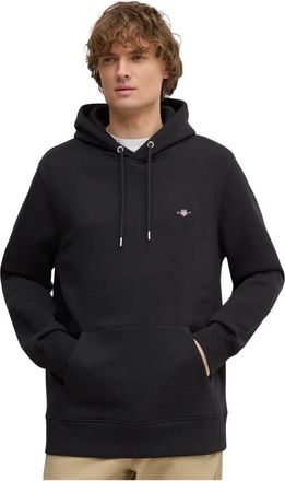 GANT Heren, Sweatshirts & Hoodies, Zwart, Maat: XL