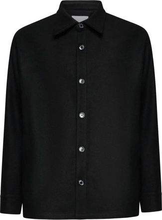 John Richmond Shirt Jacket - Heren - Zomerjassen - Zwart - M - Rayon - Jassen