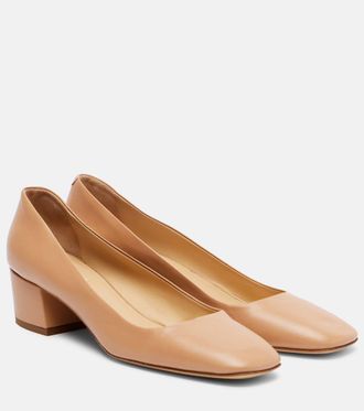 Gabriela Hearst Agathe leather pumps