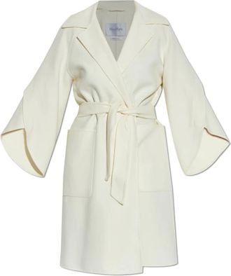 Max Mara Dames, Mantels, Beige, Maat: 2XS Wol