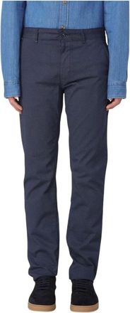 HUGO BOSS Broeken, Heren, Blauw, W29, Katoen, Blauwe Chinos voor Mannen