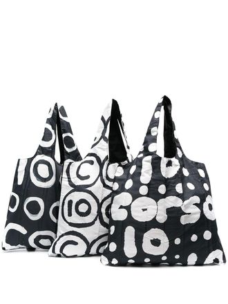 10 Corso Como Borsa tote con stampa - Nero