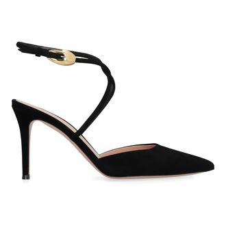 Gianvito Rossi Pumps, female, Black, 5 1/2 UK, Pointy Toe Slingback Stiletto Pumps