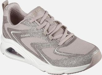 Skechers Womens Skechers Womens/Ladies Tres Air Uno Glitter Trainers - Brown - Size: 7