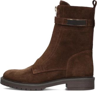 Notre-V Bruine Winter Enkellaarzen Dungaball-39 - Dames - Enkellaarsjes - Bruin - 43 EU - Wol - Schoenen
