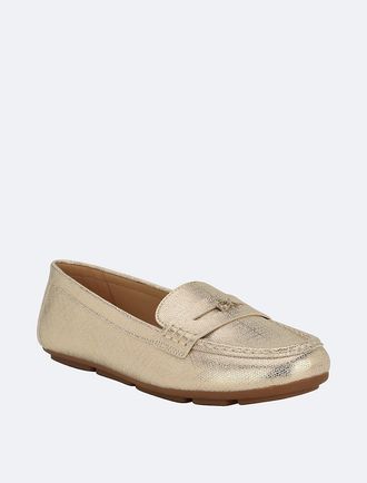 Calvin Klein Womens Womens Lassa Loafer - Metallic - 6H