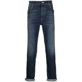 Brunello Cucinelli Mid-rise Cotton Jeans