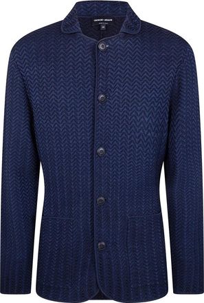 Giorgio Armani Light Jassen - Heren - Zomerjassen - Blauw - M - Jassen