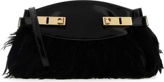 Ferragamo Black Hug Shoulder Bag