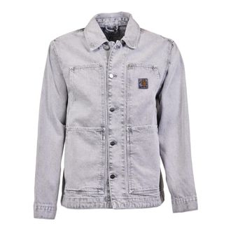 Carhartt Work in Progress OG Double Front Jacket - Heren - Spijkerjassen - Grijs - L - Katoen - Jassen