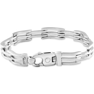 Pompeii3 Mens Link 14k Gold (67gram) or Platinum (108gram) 10.5mm Bracelet 9