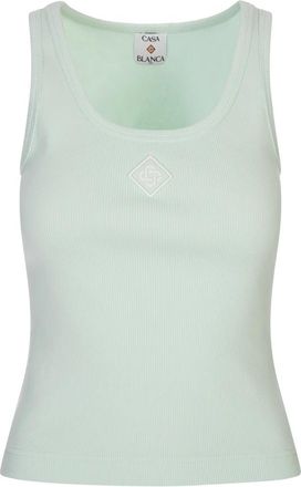 Casablanca Tops, Dames, Groen, XS, Katoen, Top