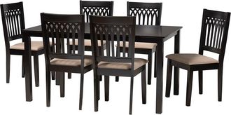 Baxton Studio Genesis Modern 7Pc Dining Set
