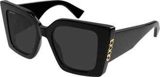 Gucci Gg 2039S Zonnebril - Dames - Zonnebrillen - Zwart - 51 MM - Accessoires