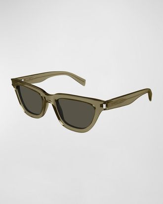 Saint Laurent SL 462 Suplice Acetate Cat-Eye Sunglasses