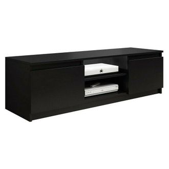 Mirjan24 Mueble Tv Sarasota 139, Grafito, N&uacute;mero De Puertas: 2, N&uacute;mero De Cajones: 0, 120x36x38cm, Led