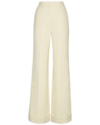 Adam Lippes Deeda Wool & Silk-Blend Pant